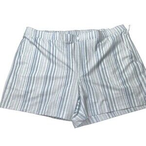 VRST Men's 5” Resort Short, Slim Fit with Liner, Denim Stripe, Size XXL